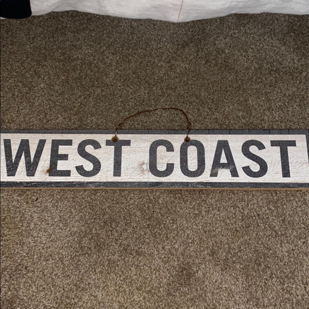 Vintage brandy Melville wooden sign